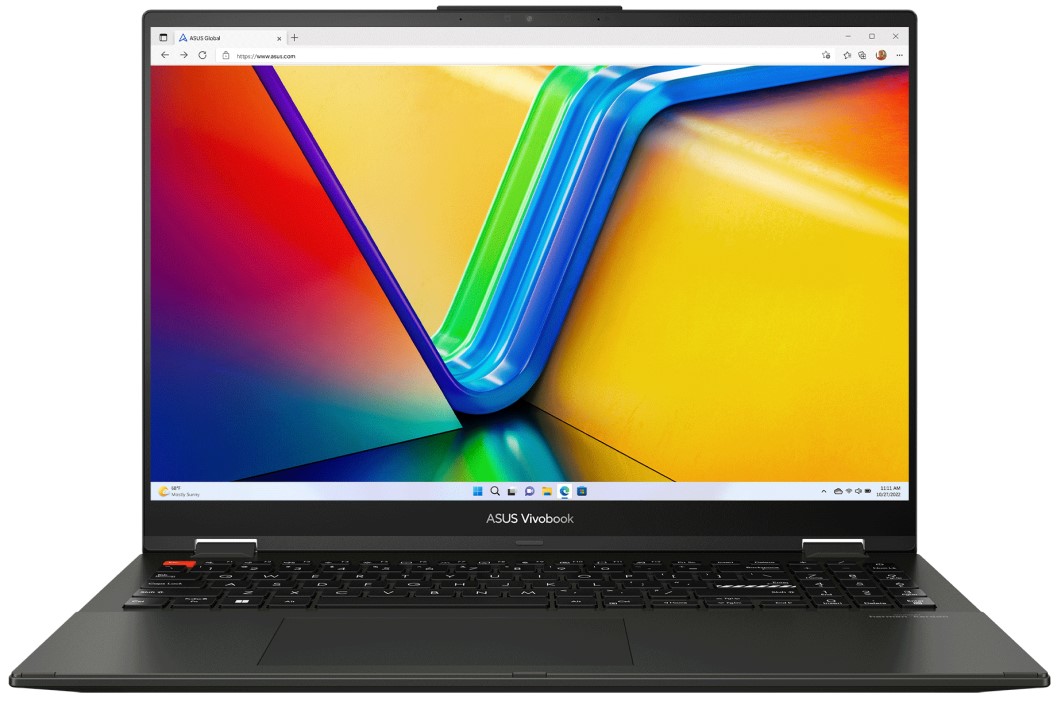 Ноутбук ASUS Vivobook S 16 Flip TP3604VA-MC101 90NB1051-M003L0 i5-13500H/16GB/512GB SSD/Iris Xe Graphics/16 WUXGA IPS/cam/BT/WiFi/noOS/Black
