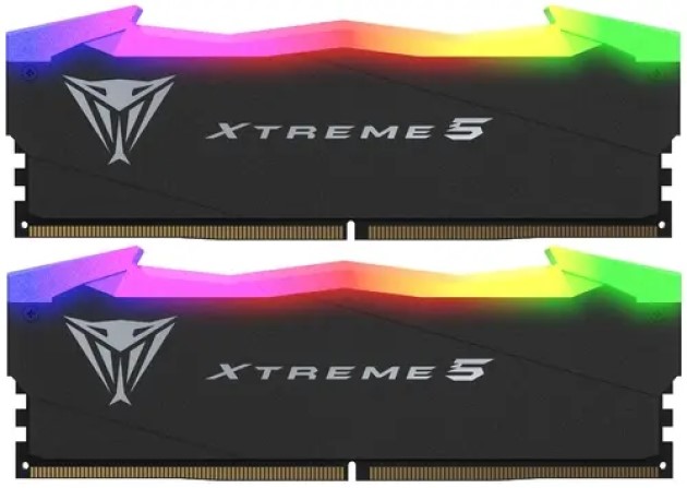   Xcom-Shop Модуль памяти DDR5 32GB (2*16GB) Patriot Memory PVXR532G80C38K Viper Xtreme 5 RGB PC5-64000 8000MHz CL38 1.45V с радиатором RTL