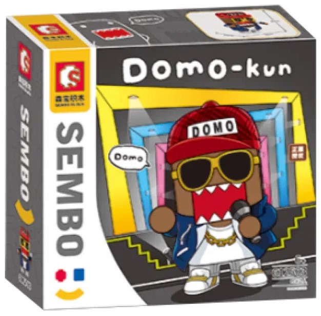 Конструктор Sembo Block 612503 Domo-Kun- модник, 170 деталей