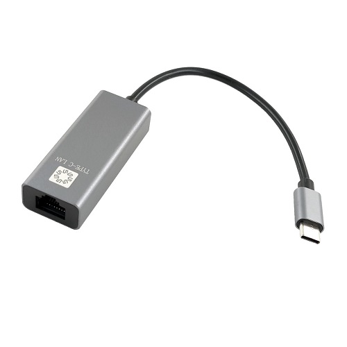  Кабель-адаптер 5bites UA2C-45-16BK USB3.1/RJ45 100MB/AL/grey