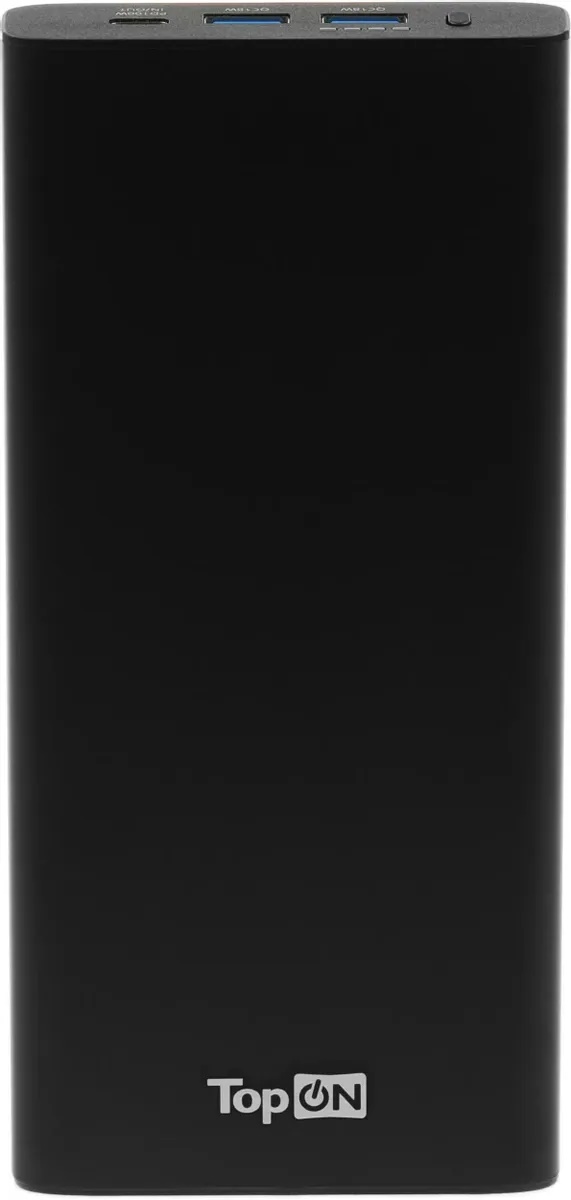 Аккумулятор внешний универсальный TopOn TOP-T100 26800мАч (96.48 Втч) для зарядки ноутбуков, планшетов, смартфонов и мобильной техники, Type-C Power D