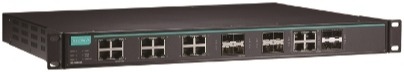 Коммутатор управляемый MOXA IKS-G6824A-8GSFP-4GTXSFP-HV-HV Layer 3: 12 портов 100/1000BaseT(X) Ethernet, 8 портов 100/1000BaseSFP, 4 комбо-порта 10/10