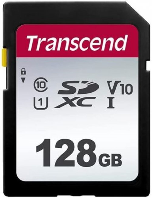   Xcom-Shop Карта памяти 128GB Transcend TS128GSDC300S SDXC Class 10 U3, V30 300S