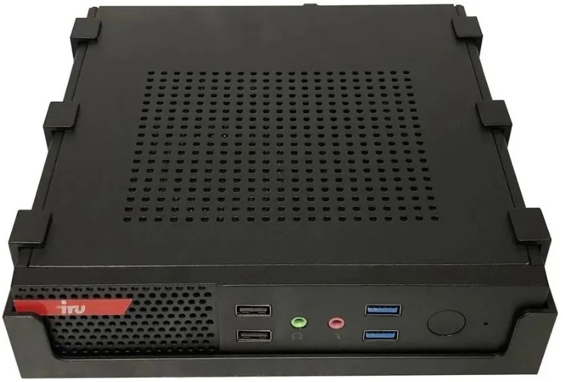 Компьютер iRu Опал 312 slim 2057721 G6405/8GB/256GB SSD/UHDG 610/GBitEth/90W/Free DOS/черный