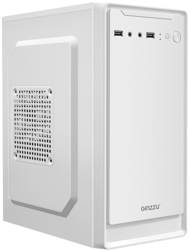 Корпуса Ginzzu Корпус mATX Ginzzu B185 без БП, 2*USB 2.0