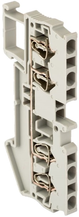Клеммная колодка EKF plc-jxb-st-4-4 пружинная JXB-ST-4 41А 4 вывода серая