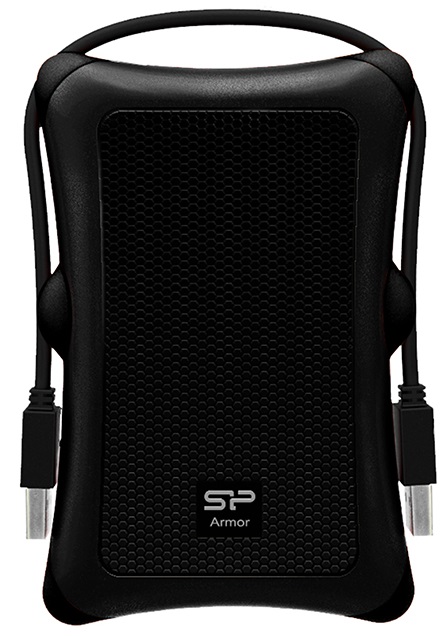  Внешний диск HDD 2.5'' Silicon Power SP010TBPHDA30S3A Armor A30 1TB USB 3.0 черный