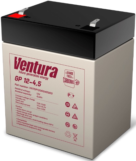 Батарея Ventura GP 12-4,5 12В/4,8Ач