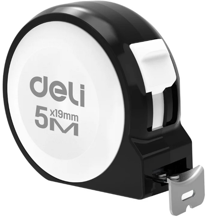 Рулетка Deli H8005A Home Series White 5м х 19мм, эксклюзивный дизайн