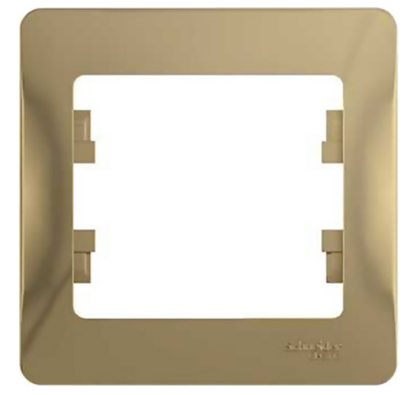 Рамка Schneider Electric GSL000401 Glossa Титан 1-я