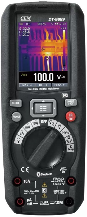 Мультиметр CEM DT-9889 CEM 482568 TRMS со встроенным тепловизором