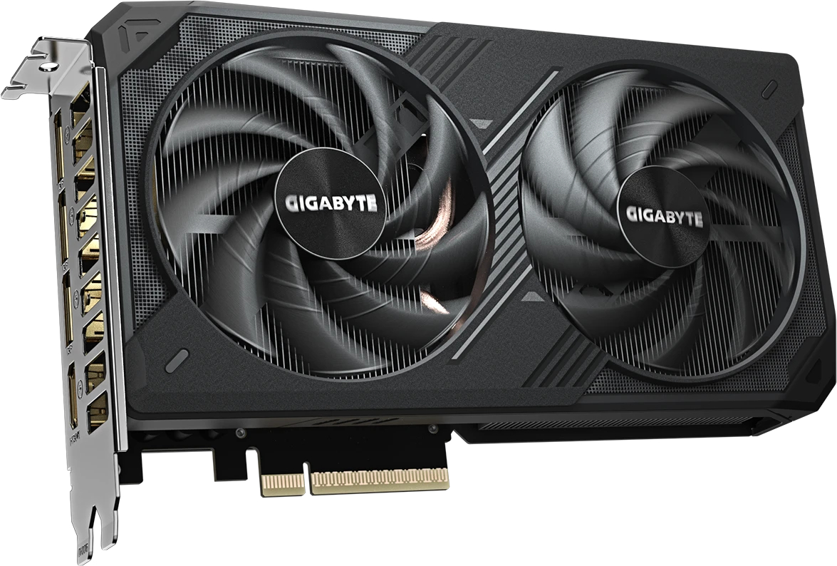 Видеокарта PCI-E GIGABYTE GeForce RTX 5060 TI WINDFORCE 2OC (GV-N506TWF2OC-16GD) 16GB GDDR7 128bit 3*DP HDMI