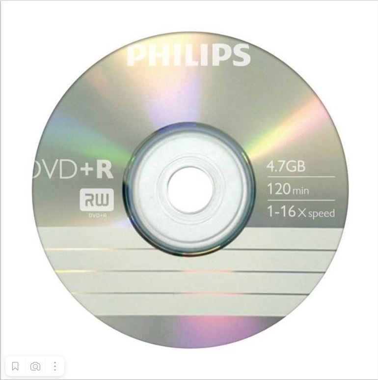 Диск DVD+R Philips DR4S6P01E/97 4.7 Gb, 16x, Бум.конверт