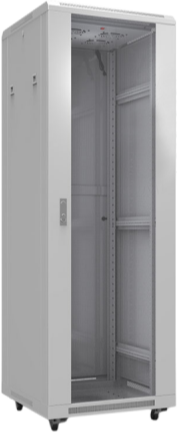 Шкафы напольные Шкаф напольный 19, 42U NTSS NTSS-R42U60100GS ПРЕМИУМ 600x1000 мм, передняя дверь стекло, регулируемые опоры, RAL7035
