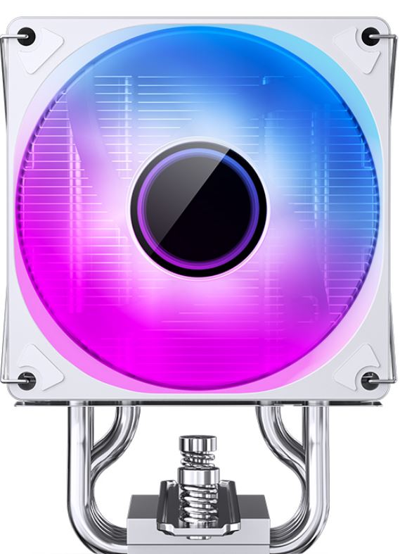 Кулер JONSBO CR-1400 V2 Color White LGA1700/1200/115X/AM5/AM4 (TDP 180W, PWM, 92mm Dynamic Multi-Color LED Fan, 4-pin) Retail