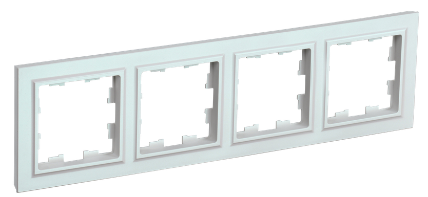 Рамка четверная IEK BR-M42-K36 BRITE РУ-4-БрЖ Жемчужный