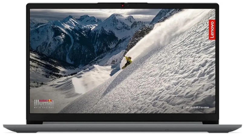  Ноутбук Lenovo IdeaPad 1 15AMN7 82VG00UAIN Ryzen 5 7520U/8GB/512GB SSD/Radeon 610M/15.6 FHD IPS/WiFi/BT/cam/noOS/grey