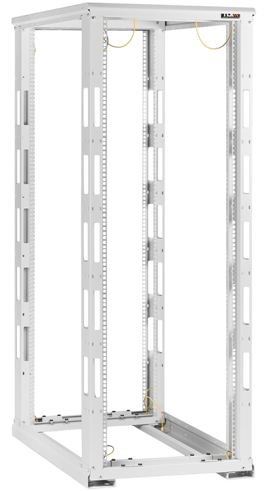 Серия DOUBLE II Стойка 19, 33U TLK TRD-336010-R-GY открытая, двухрамная, Ш600xВ1595xГ1000мм, с крышей, в разобранном виде, серый