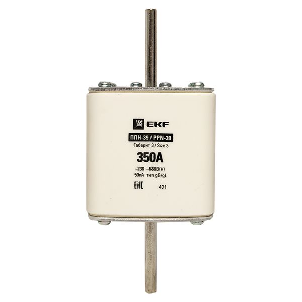 Предохранитель EKF fus-39/630/350 ППН-39 630/350А габарит 3
