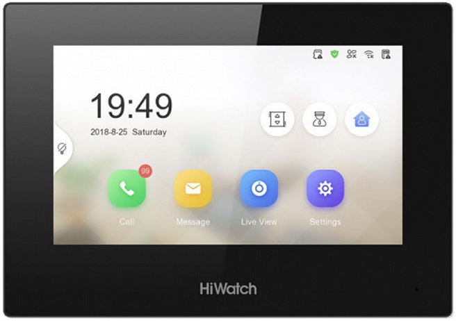 Видеодомофон HiWatch VDP-H2211B 7“ IP