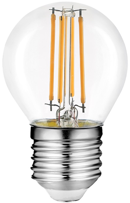 Лампа светодиодная WOLTA WF-G45-7W6KE27 FILAMENT 7Вт 6500K E27