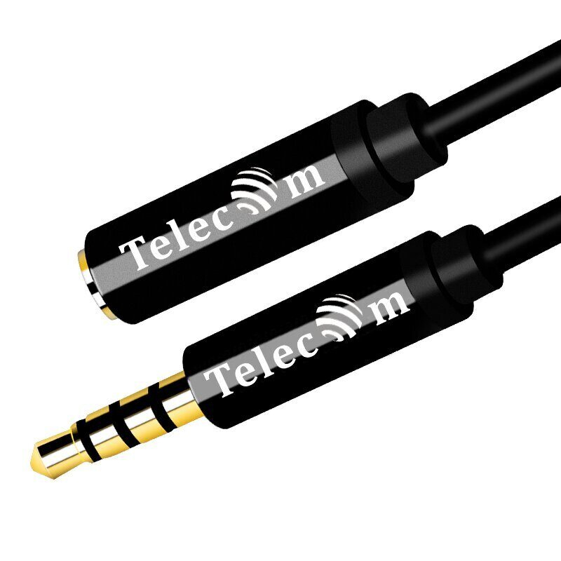 Кабель Telecom TAV7179M-2M 3.5 Jack (M) - 3.5 Jack (F), 2m