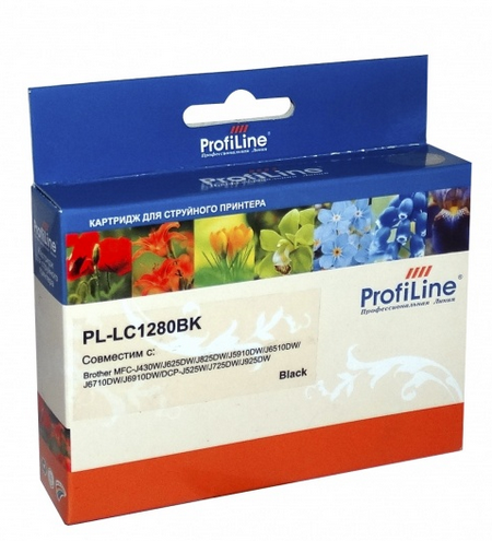   Xcom-Shop Картридж ProfiLine PL-LC1280BK-Bk PL_LC1280XLBK_BK  для принтеров Brother LC1280BK MFC-J6510DW/6710DW/6910DW Black водн ProfiLine