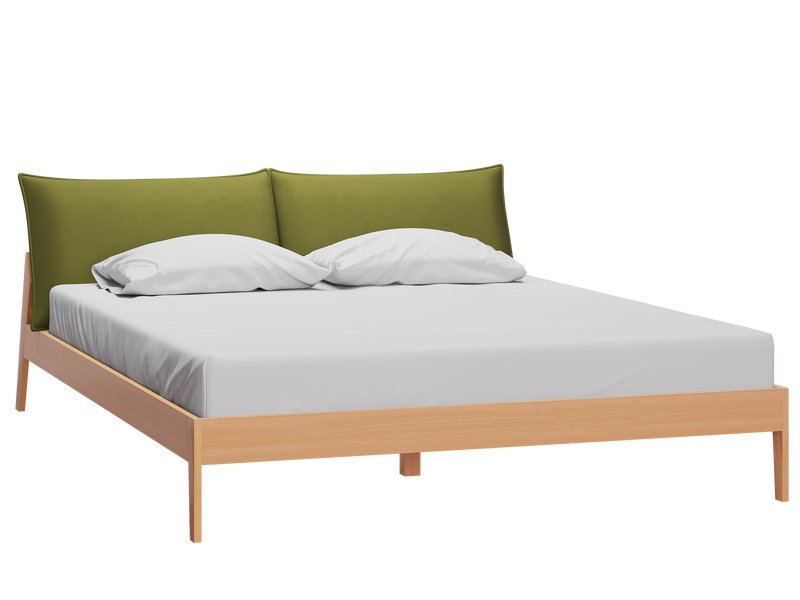 Кровать divan.ru Эвелен-Wood 140 Barhat Olive