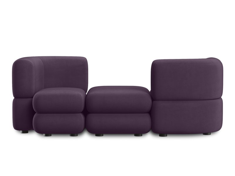 Модульный диван divan.ru Brera-3 Velour Plum
