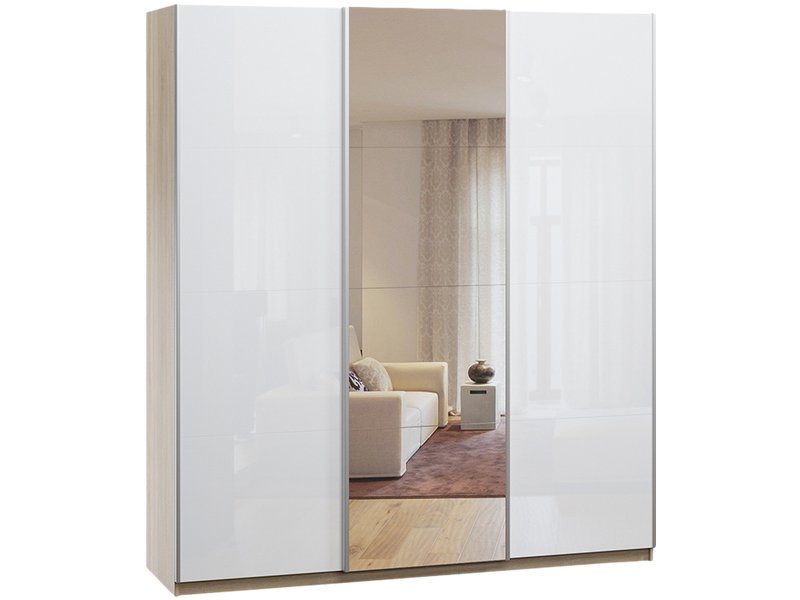 Шкаф-купе divan.ru Орест-3-210-230 Glass Дуб Сонома