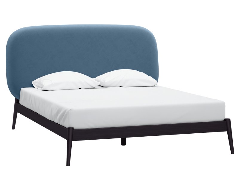  Кровать divan.ru Саоми 180 Velvet Bluestone