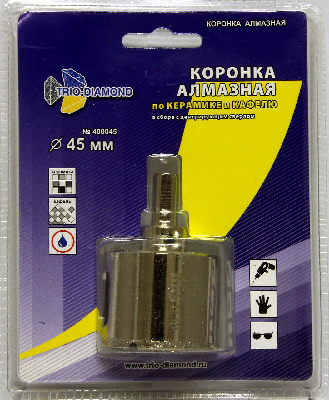 Коронка алмазная TRIO DIAMOND