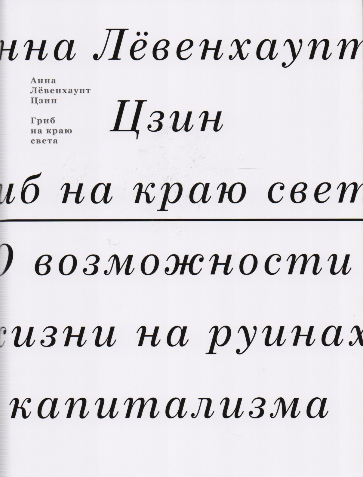 Социология Гриб на краю света. О возможности жизни на руинах капитализма