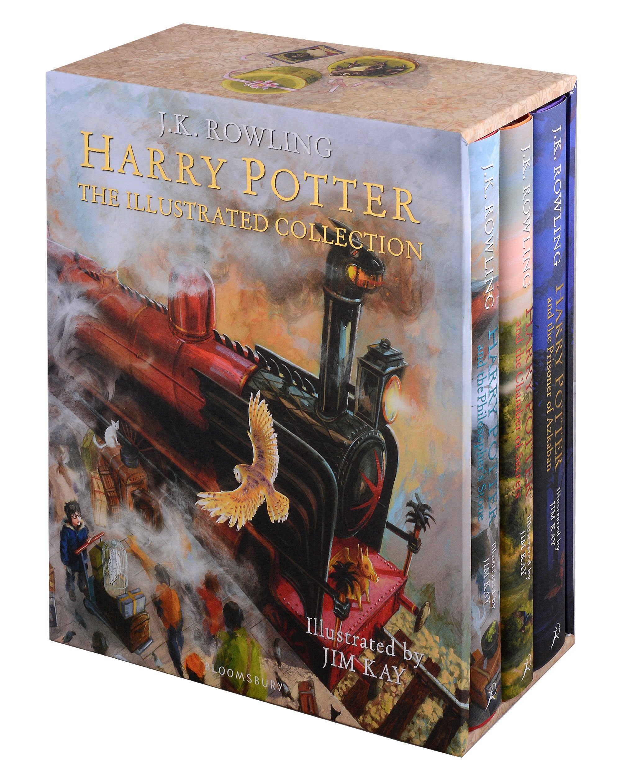  Комплект Harry Potter : The illustrated collection (3 книги в футляре)