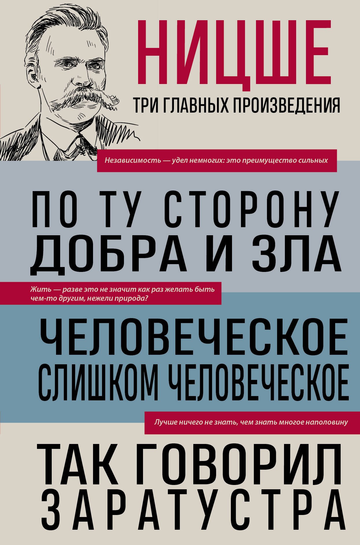 История философии  Читай-город Фридрих Ницше. По ту сторону добра и зла. Человеческое, слишком человеческое. Так говорил Заратустра