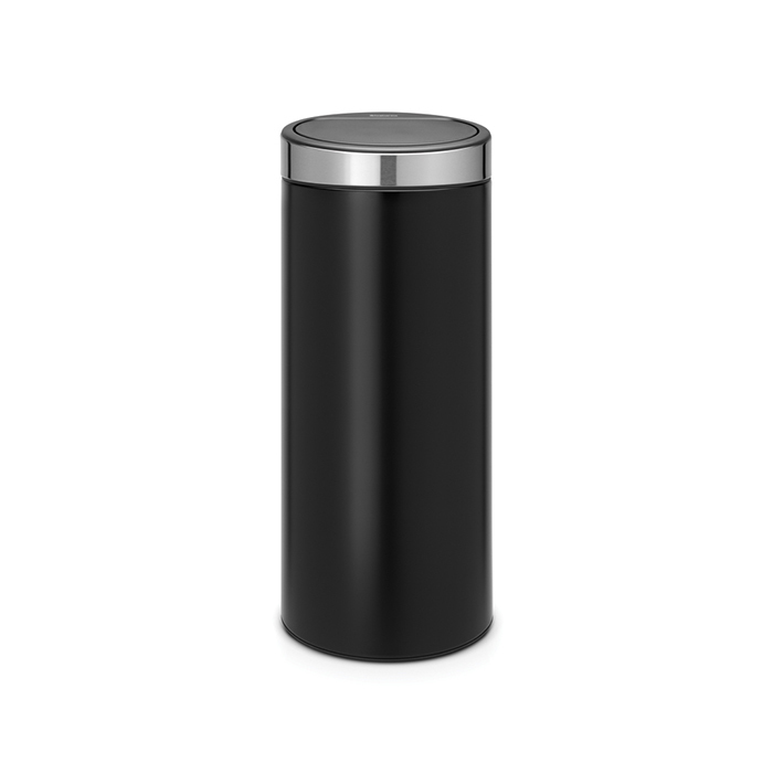 Мусорный бак 30 л Brabantia Touch Bin New Чёрный матовый