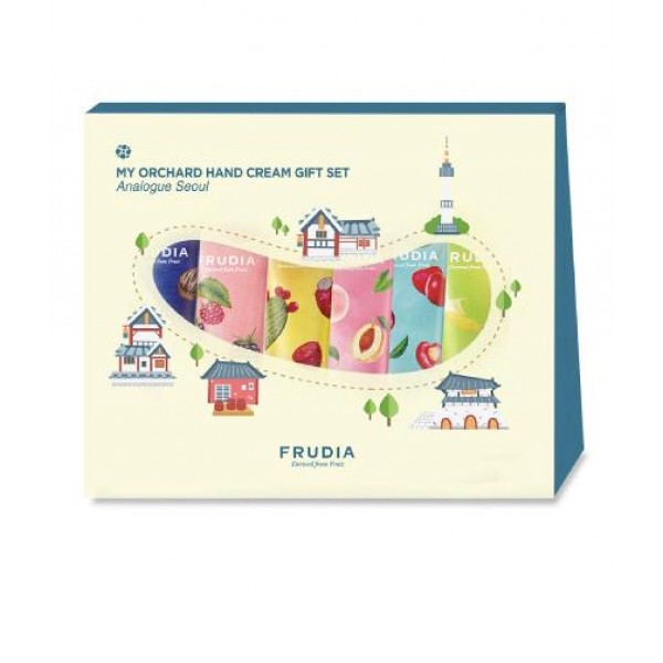 подарочный набор кремов для рук традиционный сеул frudia analogue seoul my orchard hand cream gift set