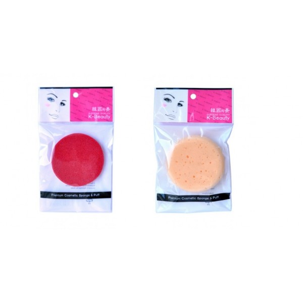 спонж косметический для очищения кожи лица k-beauty k-beauty premium cosmetic sponge