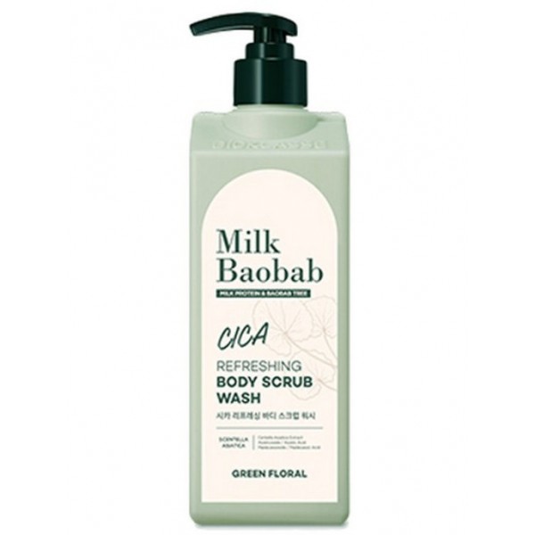 гель-скраб для душа milkbaobab cica body scrub wash