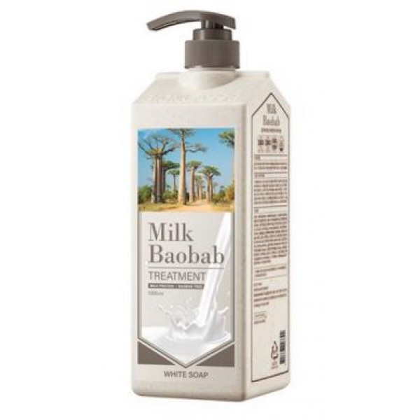 бальзам для волос с ароматом белого мыла milkbaobab treatment white soap