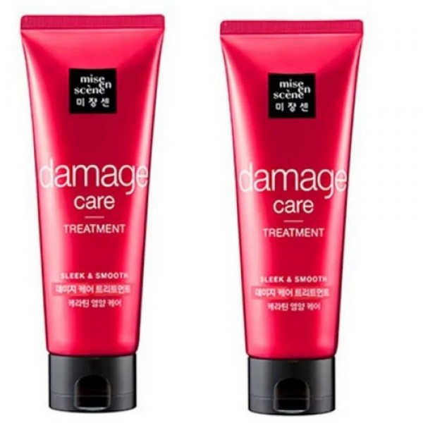 восстанавливающая маска для повреждённых волос mise en scene damage care treatment