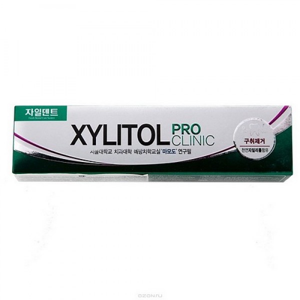 зубная паста (зеленая)
 mukunghwa xylitol pro clinic herb fragrant-green color