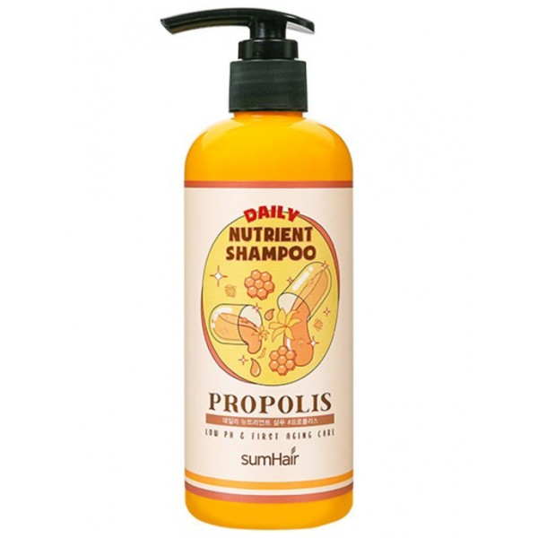 Для всех типов волос шампунь для волос с прополисом eyenlip sumhair daily nutrient shampoo propoli