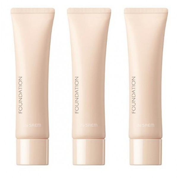 Основа (база) под макияж  Cosmasi тональная основа the saem saemmul airy cotton foundation spf30+ pa++