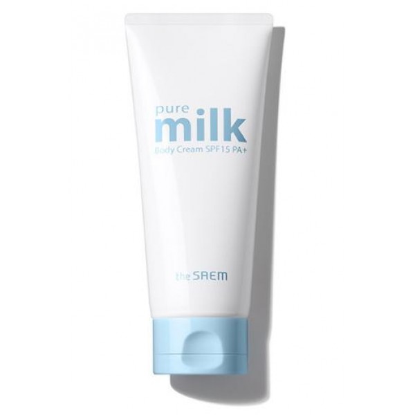 крем для тела the saem pure milk body cream spf15 pa+