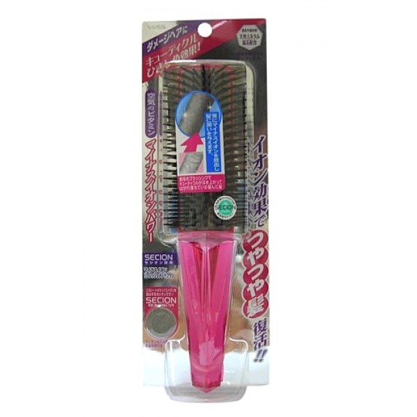 Расчески щетка массажная с заряженными ионами vess secion brush large