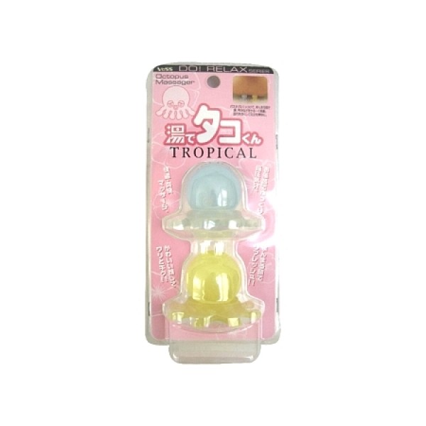 массажер для тела "тропические осьминожки" vess tako tropical tsubo oshi (2)