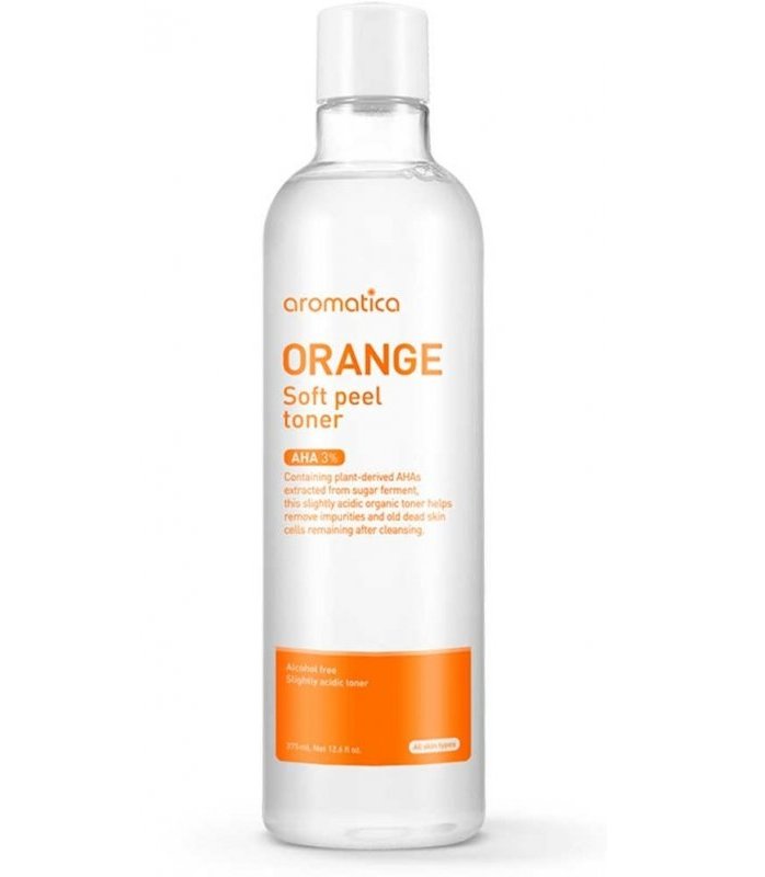 тонер с экстрактом апельсина aromatica orange soft peel toner