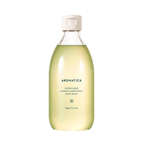 жидкое мыло для рук с имбирем и грейпфрутом aromatica energinger hand wash ginger & grapefruit