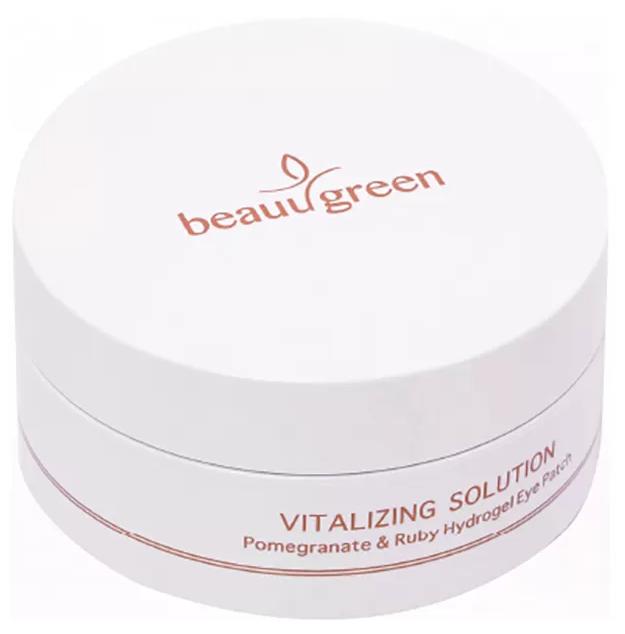 гидрогелевые патчи с гранатом beauugreen pomegranate ruby eye patch